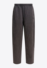 Alexander Wang Articulated-Leg Faded Track-Pants Black 1CC3254868011_eaded2a4-da13-47a2-83fc-7651382932ed