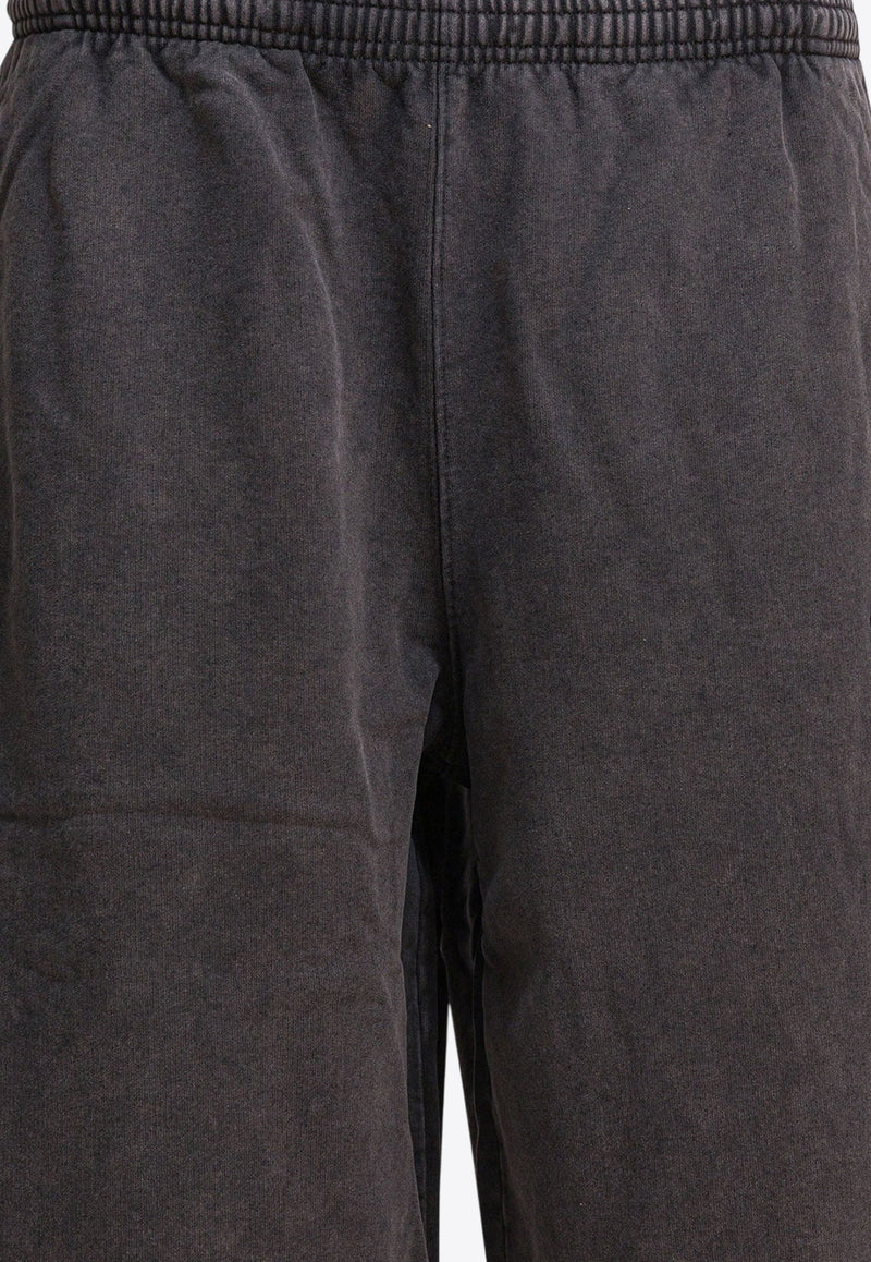 Alexander Wang Articulated-Leg Faded Track-Pants Black 1CC3254868011_eaded2a4-da13-47a2-83fc-7651382932ed