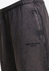 Alexander Wang Articulated-Leg Faded Track-Pants Black 1CC3254868011_eaded2a4-da13-47a2-83fc-7651382932ed