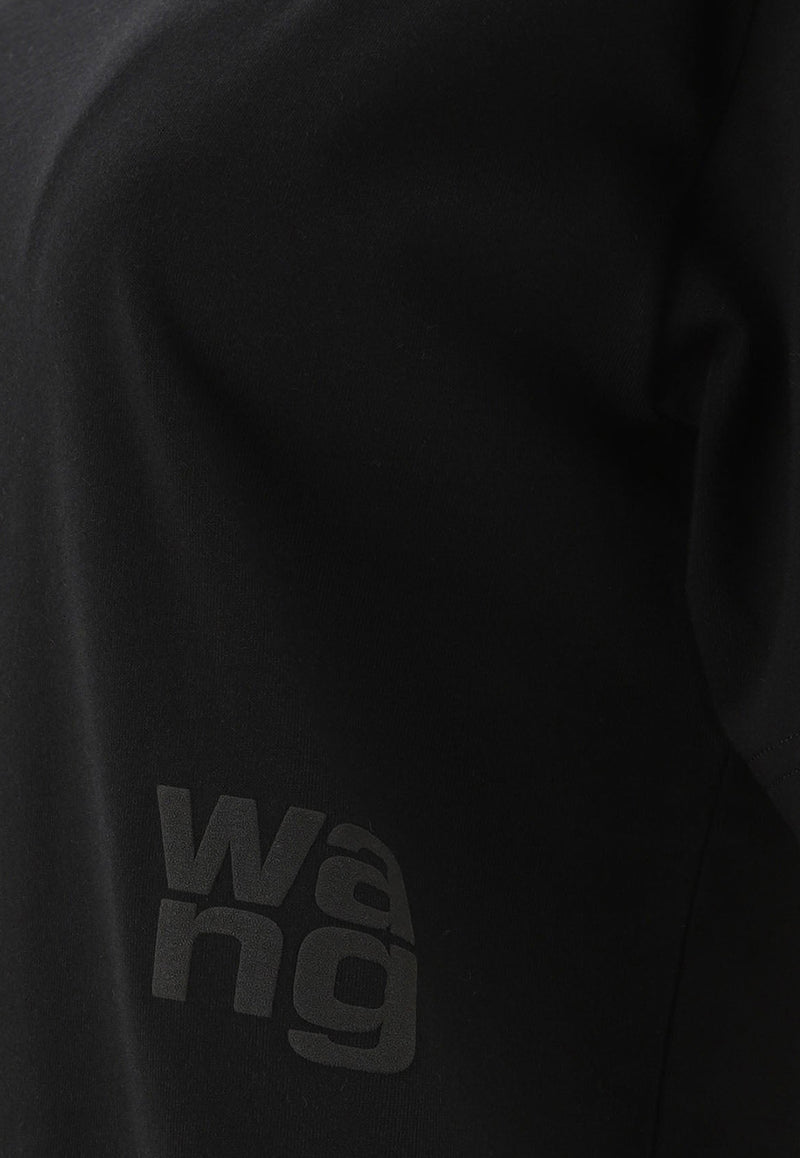 Alexander Wang Puff Logo Jersey T-shirt Black 4CC3241520001_81889