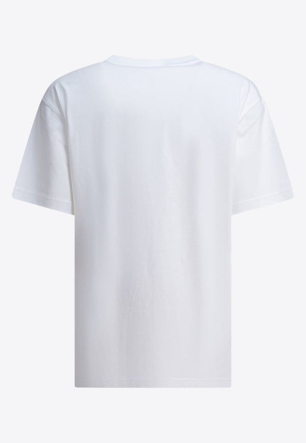 Alexander Wang Puff Logo Jersey T-shirt White 4CC3241520100_82007_TH