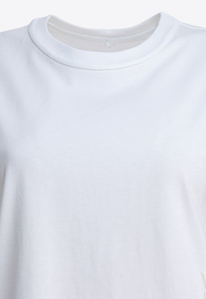 Alexander Wang Puff Logo Jersey T-shirt White 4CC3241520100_82007