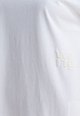 Alexander Wang Puff Logo Jersey T-shirt White 4CC3241520100_82007