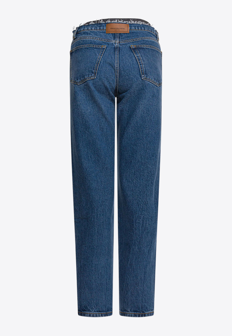 Alexander Wang Straight-Leg Washed Jeans Blue 4DC3254752473_cf3f0246-d367-4125-a15e-3c57fc26e520