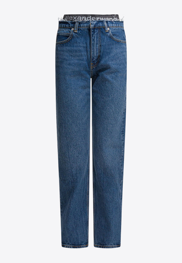 Alexander Wang Straight-Leg Washed Jeans Blue 4DC3254752473_cf3f0246-d367-4125-a15e-3c57fc26e520