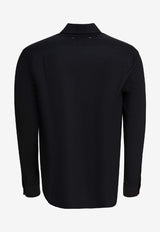 Altum Logo-Embroidered Buttoned Shirt SHIRT01BLACK_661f20e7-eeb4-4458-a914-ed8017ab61de