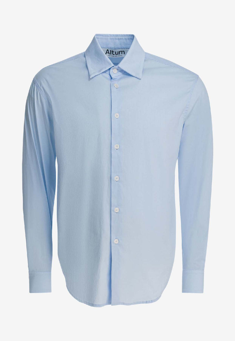 Altum Logo-Embroidered Buttoned Shirt SHIRT01LIGHTBLUE_4a01f2dd-0a39-4f3c-bff4-77ce72d8b6d7