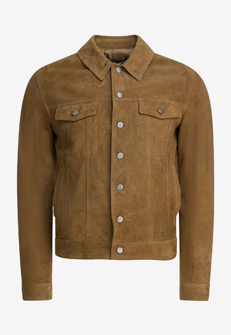 Altum Suede Buttoned Overshirt TRUCKER_SUEDE_GOLD_8781ed5d-e437-47de-86ce-c6a703396ba9