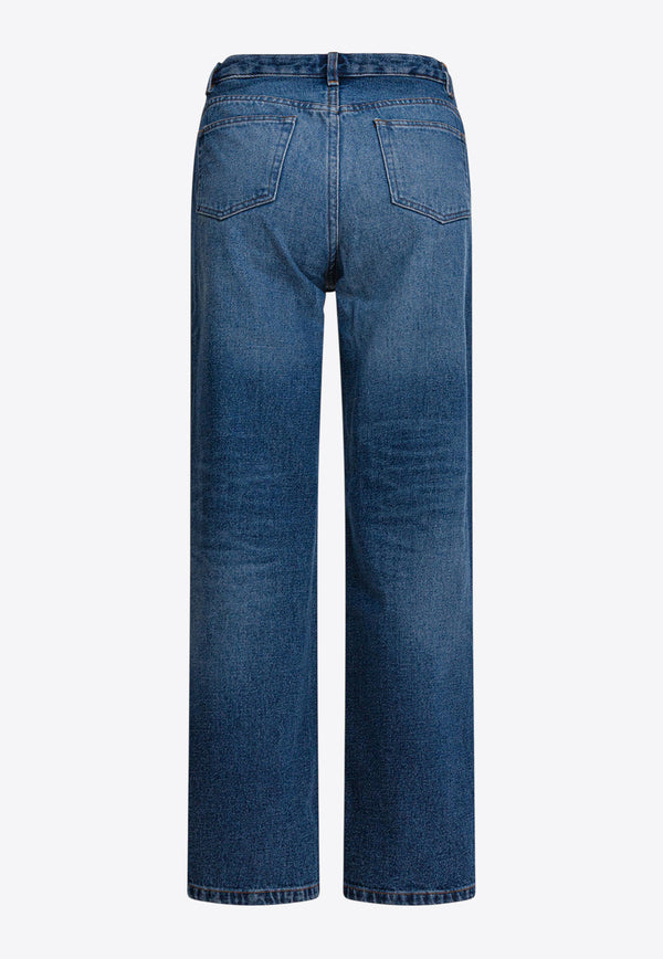 A.P.C. Elisabeth Straight-Leg Jeans Blue COHJL-F09181IAL_82360