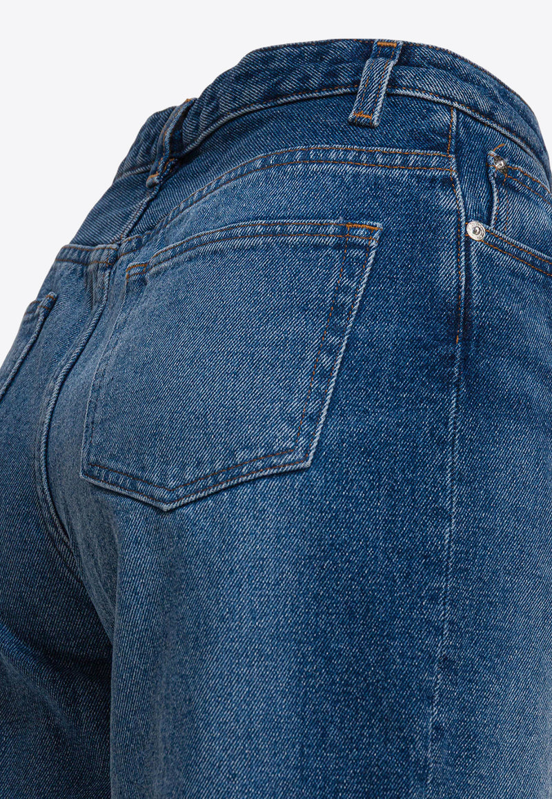 A.P.C. Elisabeth Straight-Leg Jeans Blue COHJL-F09181IAL_82360