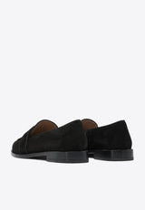 Aquazzura Martin Suede Loafers Black MTIFLAM0SUG000_82766