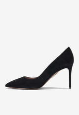 Aquazzura Purist 85 Suede Pumps Black PURMIDP1SUE000_200208d0-11fb-47c8-843b-0670d449b322