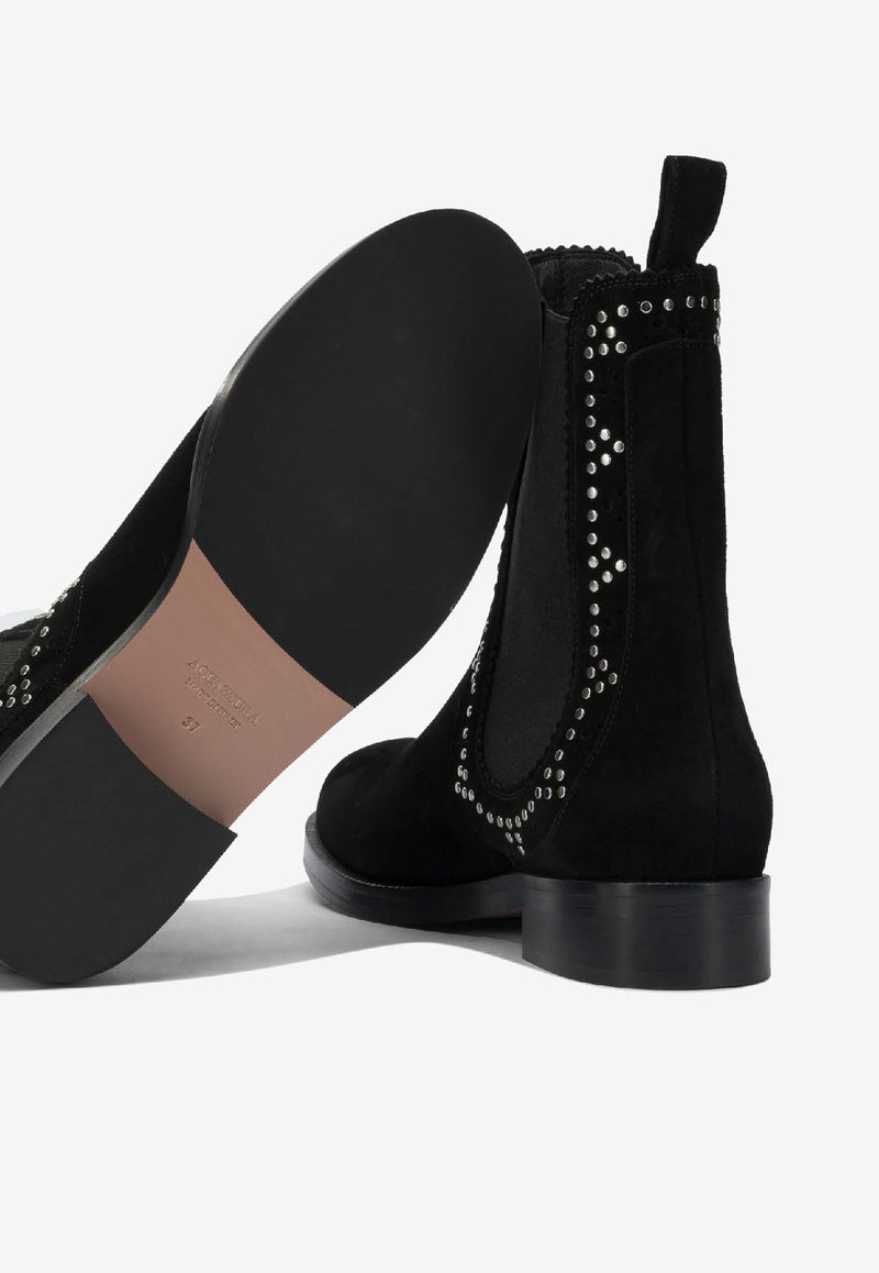 Aquazzura Skye Embellished Suede Ankle Boots Black SKEFLAB0SUE000_95d2fbb8-06b1-4ec7-a72d-fdb6151e863f