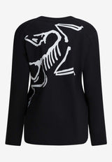 Arc'teryx Kragg Long-Sleeved Crewneck T-shirt X000008469KRAGG CTTNBLACK/WHITE_d058bbf3-cc58-4737-9f01-60f347b46ce0