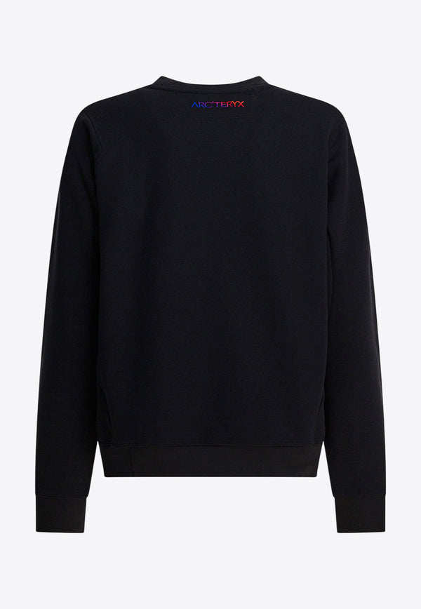 Arc'teryx Aestas Crewneck Sweatshirt Black X000009053AESTASBLACK/MULTI_0459f5ac-0e65-41fd-b160-037405944315