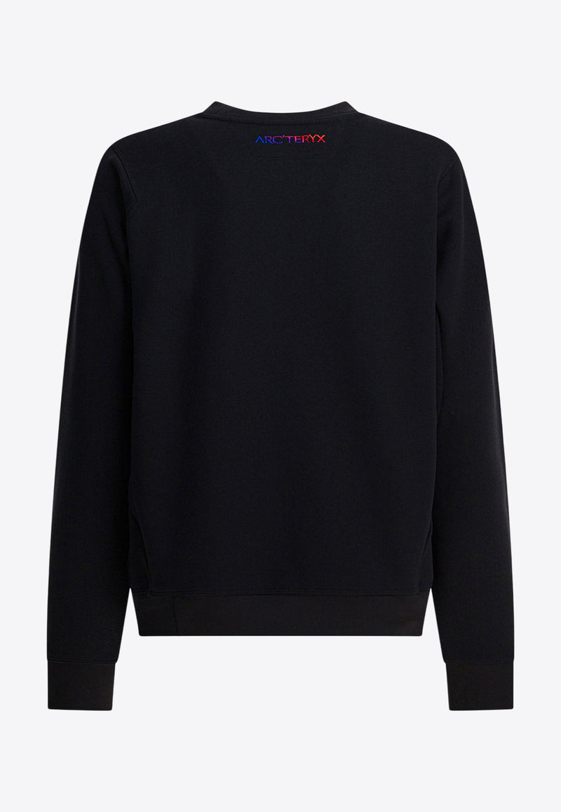 Arc'teryx Aestas Crewneck Sweatshirt Black X000009053AESTASBLACK/MULTI_0459f5ac-0e65-41fd-b160-037405944315