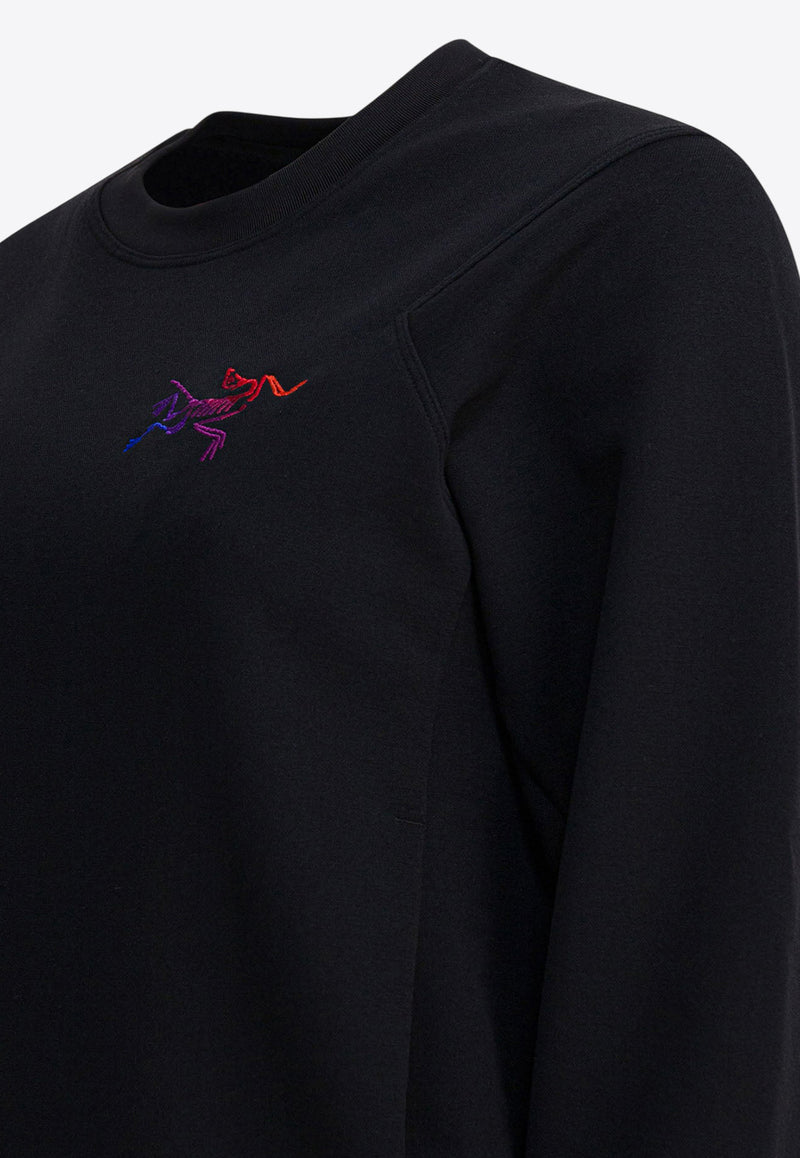 Arc'teryx Aestas Crewneck Sweatshirt Black X000009053AESTASBLACK/MULTI_0459f5ac-0e65-41fd-b160-037405944315