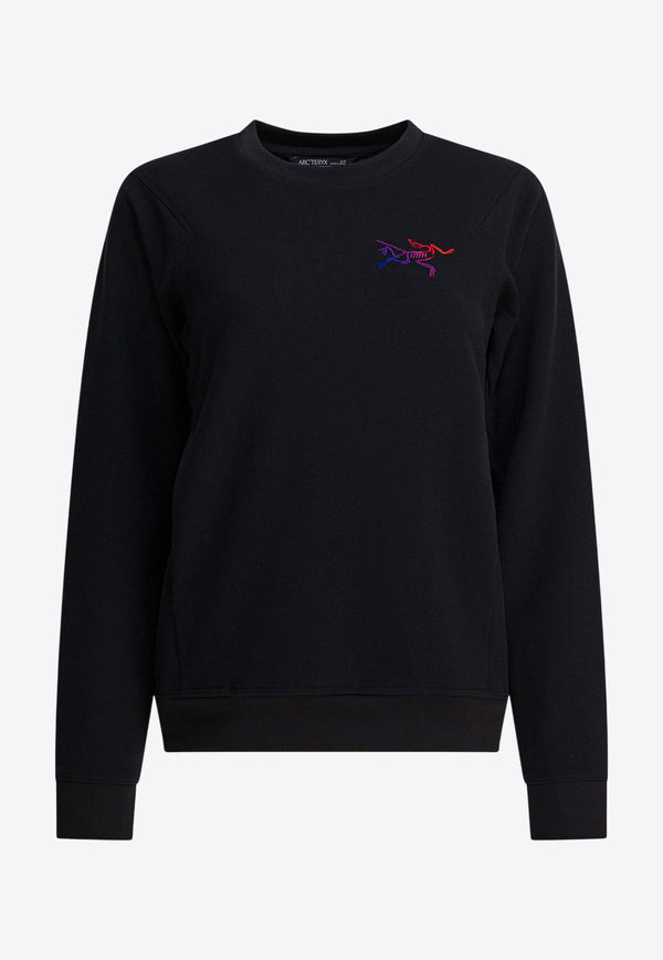 Arc'teryx Aestas Crewneck Sweatshirt Black X000009053AESTASBLACK/MULTI_0459f5ac-0e65-41fd-b160-037405944315