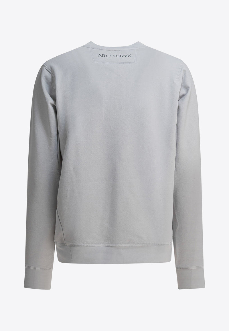 Arc'teryx Aestas Crewneck Sweatshirt Gray X000009053AESTASSOLITUDE_44de0551-4c25-4619-befe-bb4222547702
