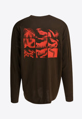 Kragg SL Bird Tile Crewneck T-shirt