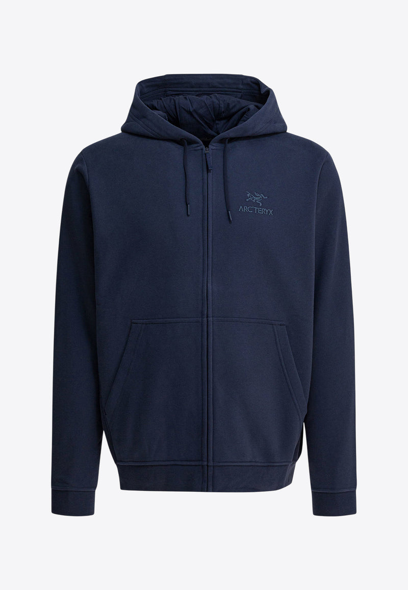 Arc'teryx Emblem Full Zip-Up Hooded Sweatshirt Blue X000009929EMBLEM FZBLACK/SAPHIRE_eae40a82-3611-4ed4-877a-9534d9a2d040