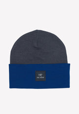 Arc'teryx Two-Tone Logo Patch Beanie Blue X000009931COLOUR BLOCK TOQUEBLACK SAPPHIRE/VITALITY_ca382cd1-31a5-493b-a56b-1685996a8592
