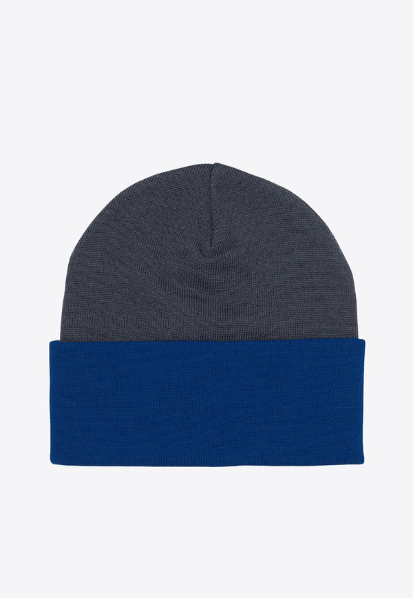 Arc'teryx Two-Tone Logo Patch Beanie Blue X000009931COLOUR BLOCK TOQUEBLACK SAPPHIRE/VITALITY_ca382cd1-31a5-493b-a56b-1685996a8592