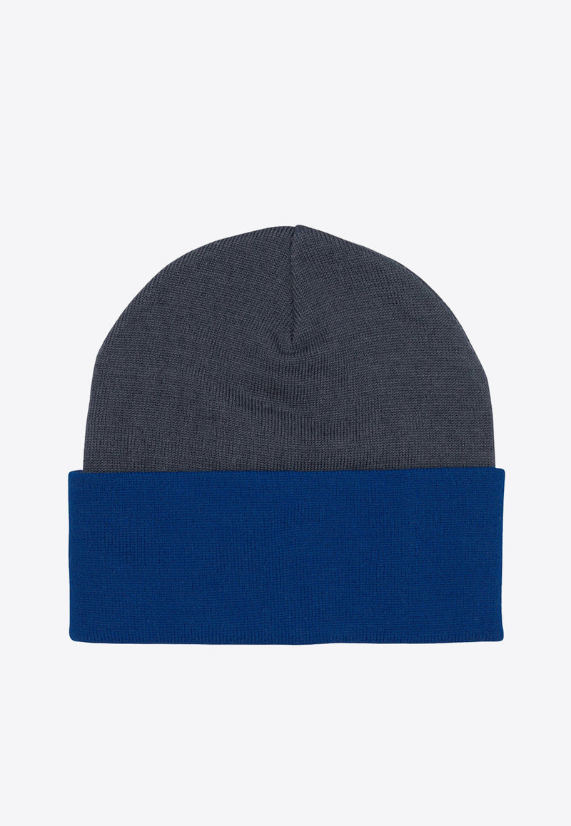 Arc'teryx Two-Tone Logo Patch Beanie Blue X000009931COLOUR BLOCK TOQUEBLACK SAPPHIRE/VITALITY_ca382cd1-31a5-493b-a56b-1685996a8592