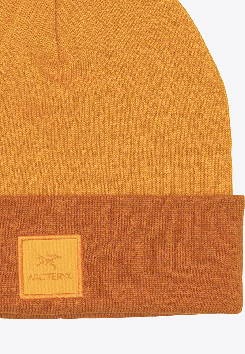 Arc'teryx Two-Tone Logo Patch Beanie Orange X000009931COLOUR BLOCK TOQUEBLAZE/COPPER SKY_3fd2da44-a8ef-4057-bd7f-b5b3b2a301d3