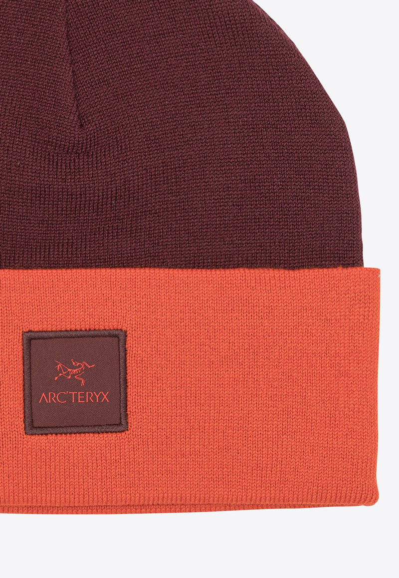Arc'teryx Two-Tone Logo Patch Beanie Burgundy X000009931COLOUR BLOCK TOQUEMARS/DINASTY_e762a3f8-f9eb-438f-ba3d-29a4a60ce575