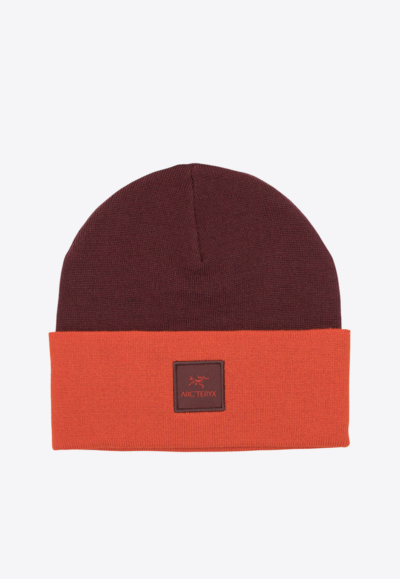 Arc'teryx Two-Tone Logo Patch Beanie Burgundy X000009931COLOUR BLOCK TOQUEMARS/DINASTY_e762a3f8-f9eb-438f-ba3d-29a4a60ce575