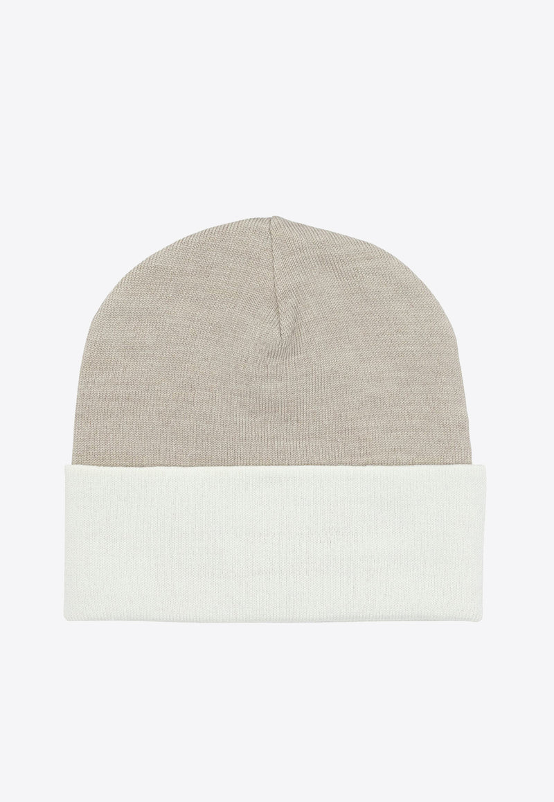 Arc'teryx Two-Tone Logo Patch Beanie Beige X000009931COLOUR BLOCK TOQUERUNE/ARTIC SILK_3c19a2c1-ca34-4834-a7d8-db19c74222b0