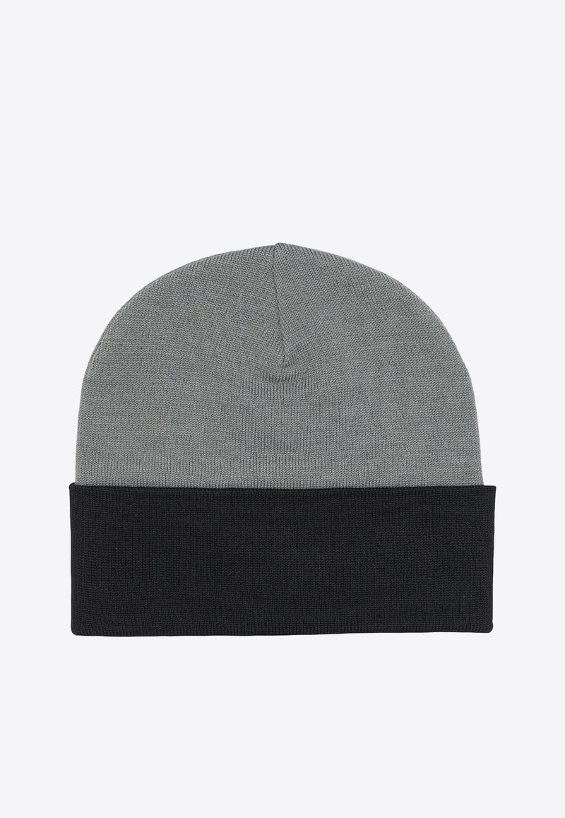 Arc'teryx Two-Tone Logo Patch Beanie Gray X000009931COLOUR BLOCK TOQUEVOID/BLACK_623df654-10a8-4f47-b8b7-e3e36946525f