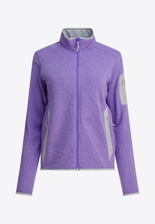 Arc'teryx Covert Zip-Up Fleece Jacket Purple X000010559COVERT CDGBLISS HEATHER_af6cbd94-a05f-4c94-aa46-1eb03371b8df