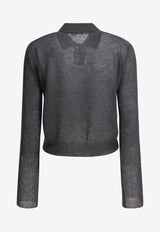 Auralee Mohair-Blend Buttoned Cardigan  A25AC01FGTOP CHARCOAL_3f1aff28-e563-48a7-bcff-f1b7923dad16