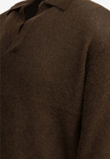 Auralee Alpaca V-neck Sweater  A25AP02AKDARK BROWN_ee619523-2a48-493c-bf3e-79eaa14d9723