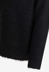 Auralee Mohair Crewneck Sweater  A25AP02KMINK BLACK_ba86c141-89a9-4b30-a7ea-8b0bdb55aa1e