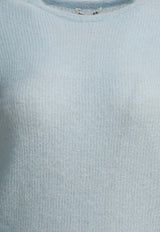 Auralee Alpaca Crewneck Sweater A25AP04AKLIGHT BLUE_198373c9-4ef9-4701-8c1d-5bdbeaf20728