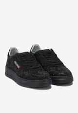 Autry Medalist Studded Low-Top Sneakers Black AULWNA02_2c4f3522-2462-4f53-bebd-9e1e9d8473a7