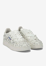 Autry Medalist Floral Appliques Sneakers White AULWPW02_6c869e8d-ddfc-416d-b0f9-1c7b447199f0