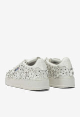 Autry Medalist Floral Appliques Sneakers White AULWPW02_6c869e8d-ddfc-416d-b0f9-1c7b447199f0