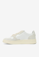 Autry Medalist Leather and Suede Sneakers  White AULWTA01_fd3a2995-8d1e-4664-8809-299adcbe0999