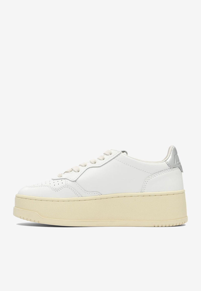 Autry Medalist Platform Low-Top Sneakers White PTLWLL05_82611