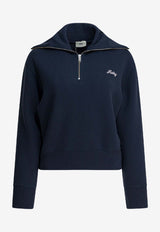 Autry Half-Up Logo Sweatshirt Blue SWPWM4HV_edb7f498-8389-456c-bad3-09e1f1f73248