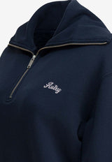 Autry Half-Up Logo Sweatshirt Blue SWPWM4HV_edb7f498-8389-456c-bad3-09e1f1f73248
