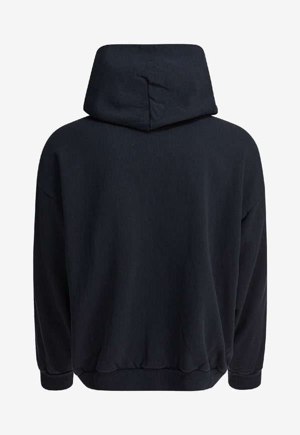 Balenciaga Nano BB Print Hooded Sweatshirt Black 767877TSVO31083_82507