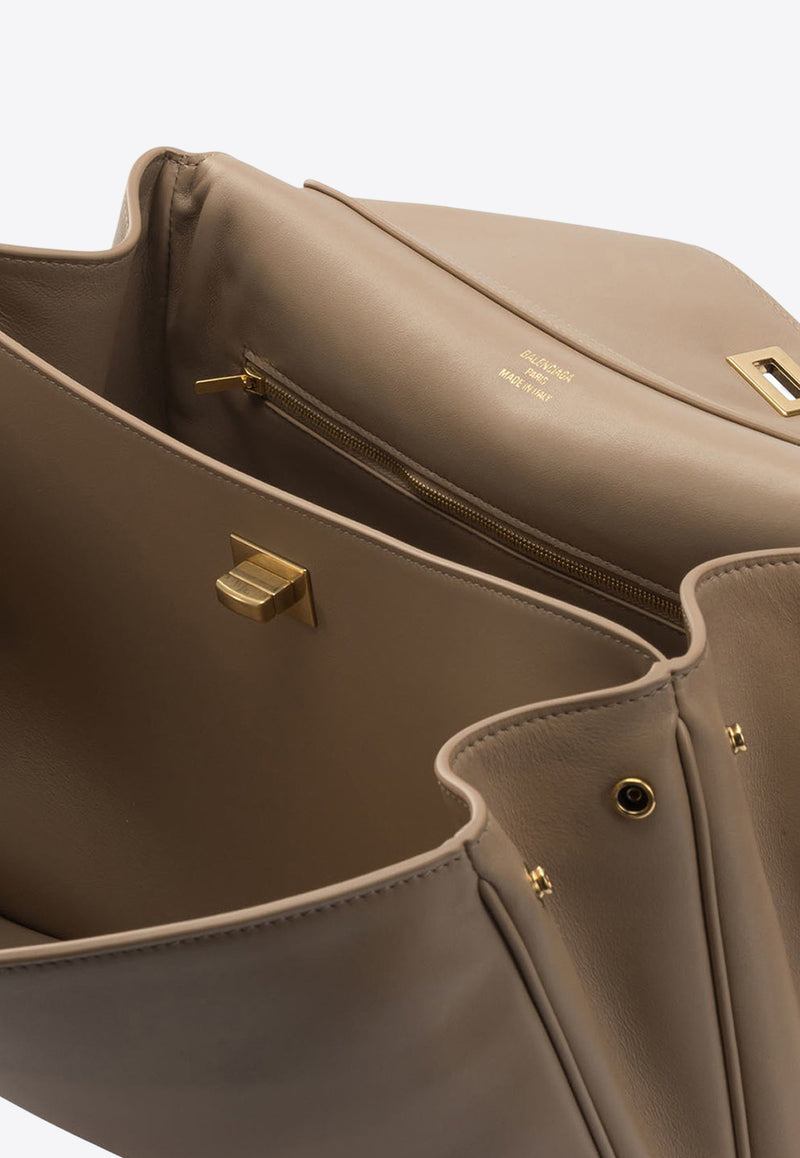 Balenciaga Medium Rodeo Calf Leather Shoulder Bag Beige 7897722AA4V2621_fb177b85-e4fb-4d17-8d77-f8295bb3c759