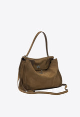 Balenciaga Medium Rodeo Suede Shoulder Bag Brown 7897722AB4G2533_42e0aef3-d9f3-4c1c-b55c-651a3ba67f08
