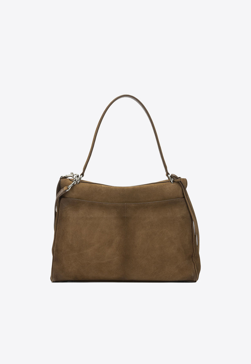 Balenciaga Medium Rodeo Suede Shoulder Bag Brown 7897722AB4G2533_42e0aef3-d9f3-4c1c-b55c-651a3ba67f08