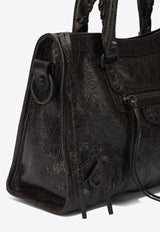 Balenciaga Small Le City Leather Tote Bag Brown 8114422ABEK2221_23570242-3434-4eee-b77f-1c995a389242